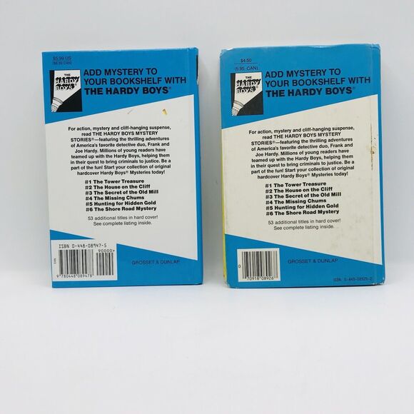 The Hardy Boys Book Lot 26  & 47,  Glossy Flashlight Edition - Picture 2 of 8